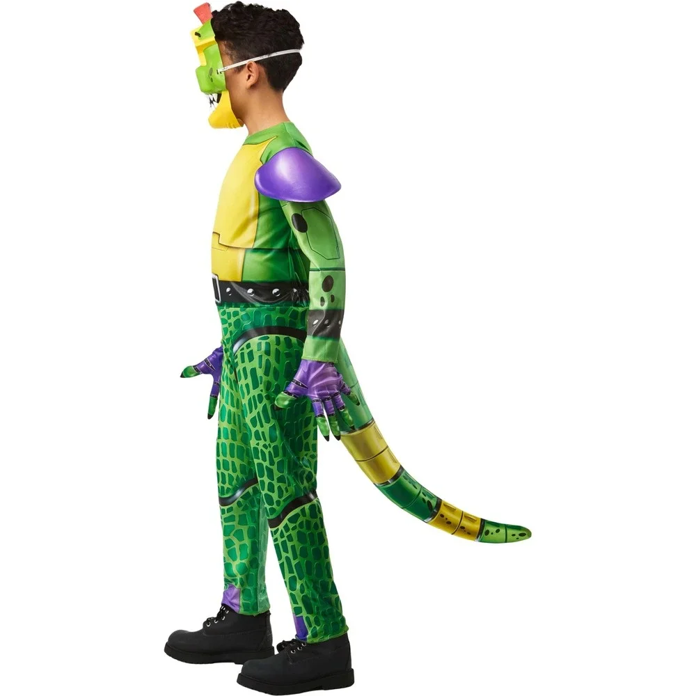 Five Nights at Freddy's Montgomery Gator Costume Boys S 6/7 Rubies NWT
